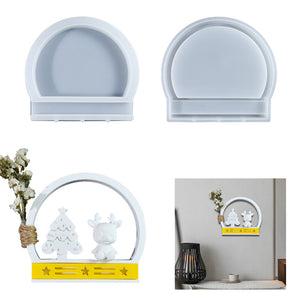 Semi-circular Plug-in Pendant Silicone Mold