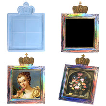 Load image into Gallery viewer, Crown European Relief Photo Frame Mold
