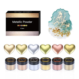 6 Colors Metallic Powder