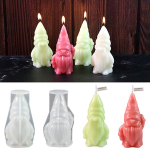 Santa Claus 3D Stereoscopic Candle Mold