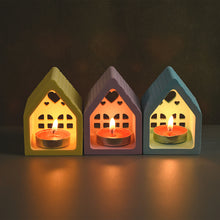 Load image into Gallery viewer, Love House Candle Holder Silicone Mold
