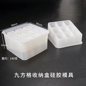 Twelve Square Storage Box Mold