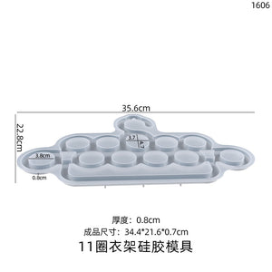 Scarf Hook Cloth Hanger Silicone Mold