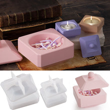 Load image into Gallery viewer, Square Storage Box Candle Holder Mold
