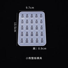 Load image into Gallery viewer, Little Bear Candy Whole Board Pendant Mold
