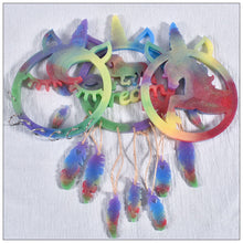 Load image into Gallery viewer, Unicorn Pendant Wind Chime Silicone Mold
