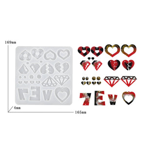 Earrings Love Mold