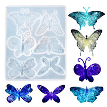 Load image into Gallery viewer, Butterfly Earrings Necklace Pendant Silicone Mold
