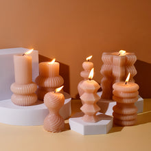Load image into Gallery viewer, Nordic Style Geometric Styling Candle Mold
