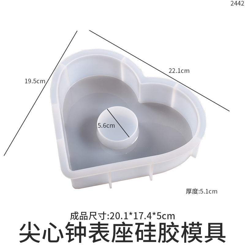 Love Clock Mold