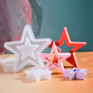 Hollow Star Ornament Silicone Mold