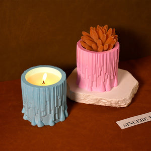 Tree Stump Candle Cup Mold