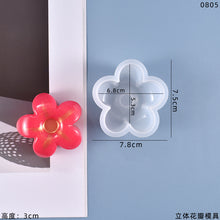 Load image into Gallery viewer, 3D Petal Soap Candle Jewelry Silicone Mold
