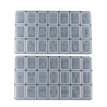 Load image into Gallery viewer, No. 46 Clear One Color Thirteen Eleven Mahjong Silicone Mold
