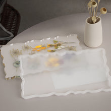 Load image into Gallery viewer, Irregular Lace Rectangular Tray Mold

