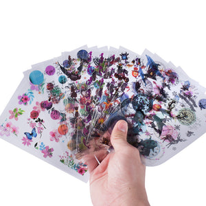 Multiple Transparent Color Stickers