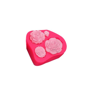 3D Flower Hibiscus Rose Silicone Mold