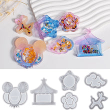 Load image into Gallery viewer, 6 Pcs Flowing Sand Pendant Mold
