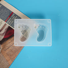 Load image into Gallery viewer, Foot Pendant Silicone Mold
