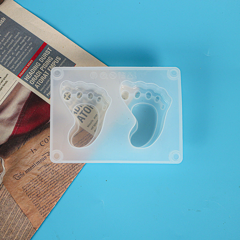 Foot Pendant Silicone Mold