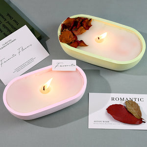 Boat Candle Holder Silicone Mold