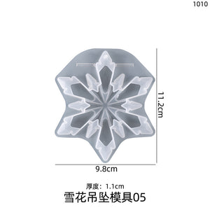 Snowflake Pendant Silicone Mold