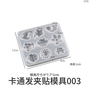 Hair Clip Sticker Mold