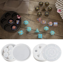 Load image into Gallery viewer, Multi Sided Dice Set and Storage Box Mold
