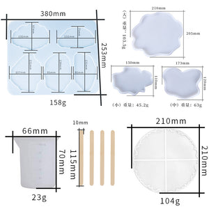 Coaster Mold Silicone Set