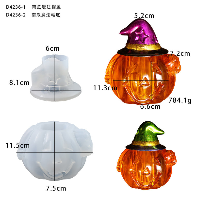 Halloween Magic Pumpkin Storage Box Mold