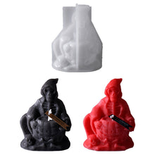 Load image into Gallery viewer, Halloween Reaper Candle Silicone Mold
