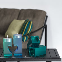 Load image into Gallery viewer, Rectangular Heart Candle Holder Mold

