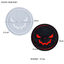 Load image into Gallery viewer, Halloween Series Funny Face Expression Coaster Mold
