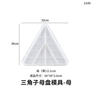 Triangle Fruit Nut Storage Tray Silicone Mold