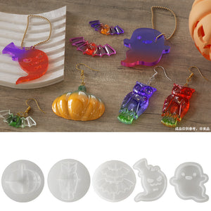 Halloween Pendant Earrings Silicone Mold