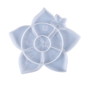 3D Sakura Wall Clock Silicone Mold