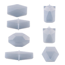 Load image into Gallery viewer, Multiple Diamond shaped Crystal Stone Blocks Silicone Mold
