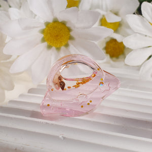 Telephone Spaceship Flowing Sand Pendant Keychain Mold