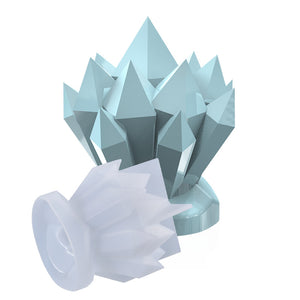 Crystal Cluster Candle Mold