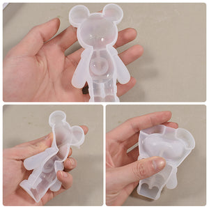 Space Rabbit Astronaut Little Bear Silicone Mold