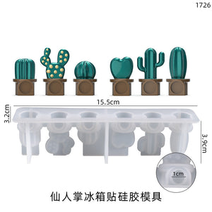 Cactus Refrigerator Sticker Mold