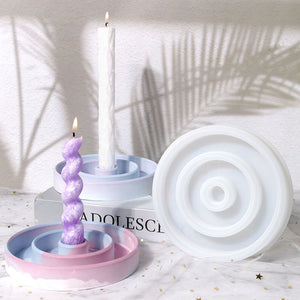 Circular Ring Candle Holder Mold