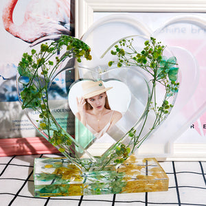 Hollow Heart Photo Frame Mold