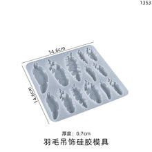 Load image into Gallery viewer, Unicorn Pendant Wind Chime Silicone Mold
