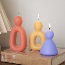 Load image into Gallery viewer, Abstract Child Father Mother Human Candle Mold
