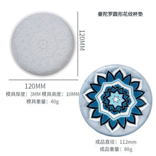 Load image into Gallery viewer, Mandala Coaster Mold
