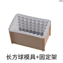 Load image into Gallery viewer, Rectangular Square Bead Ball Candle Mold
