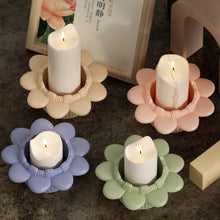 Load image into Gallery viewer, Flower Candle Holder Mold
