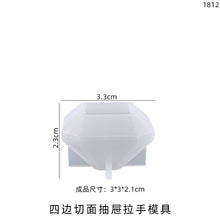 Load image into Gallery viewer, Cut Polygonal Drawer Handle Accessories Mold
