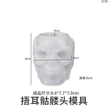 Load image into Gallery viewer, Halloween Skull Head Storage Box Mold
